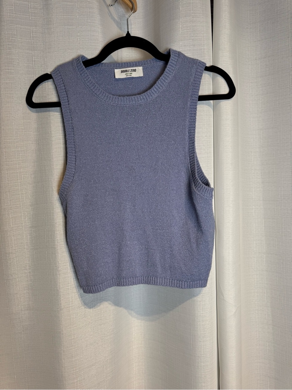 Double Zero Dusty Lavender Knit Tank